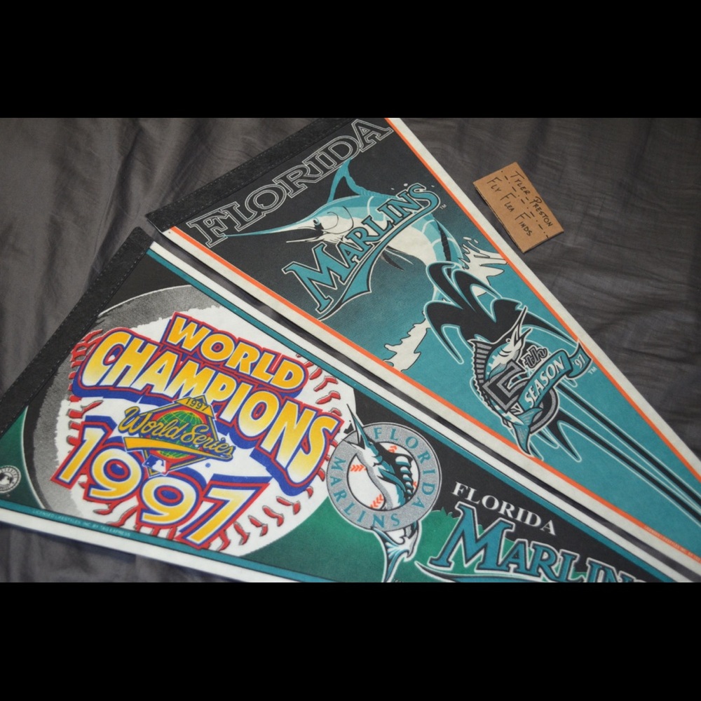 VTG Florida Marlins Champion World Series Pennant